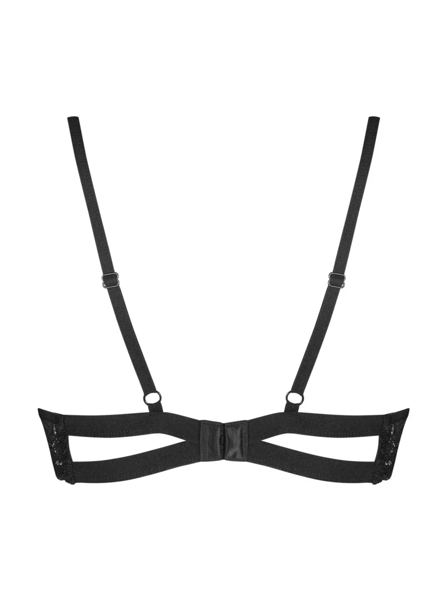 Black Lace Bra Obsessive Nutris — Underwired Cups