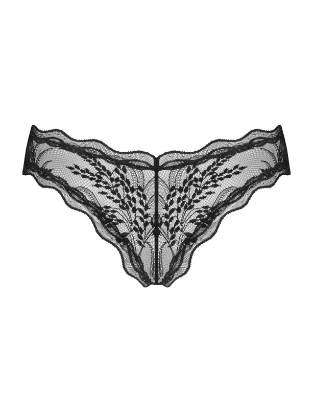 Black Lace Panties Obsessive Exquisite Perisia — Organic Pattern
