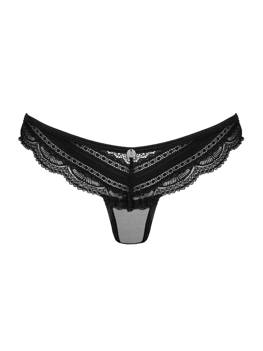Black Lace Panties Obsessive Ivannes — Sheer Back