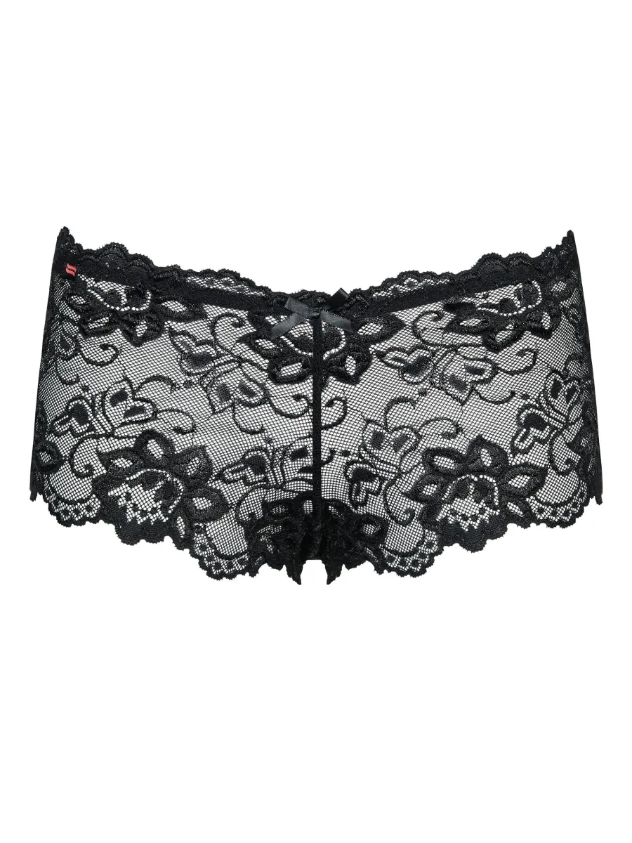 Obsessive Idillia Shorties: Transparente Dessous mit elastischer Passform