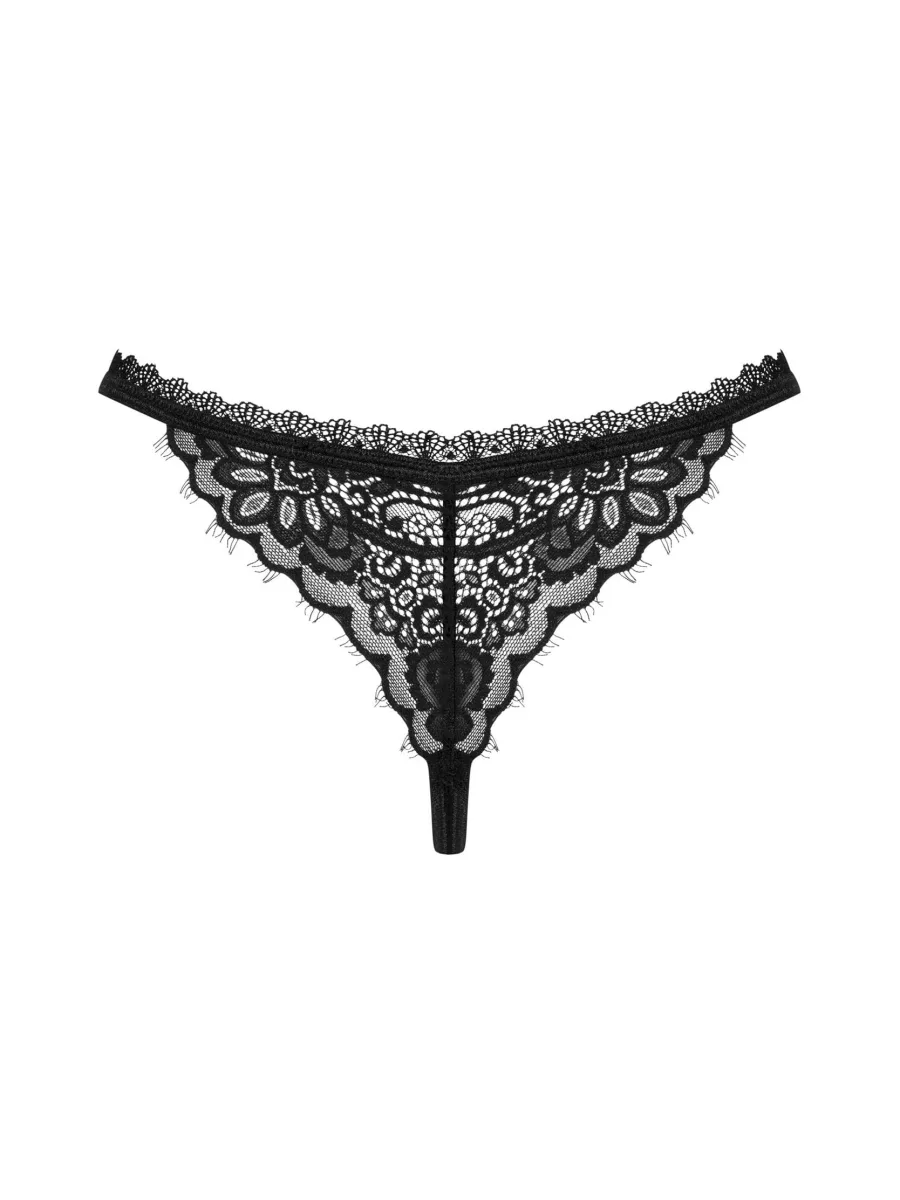 Black Lace Thong Obsessive Maderris — Sexy Minimalism