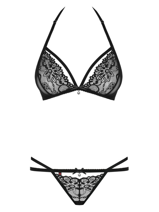 Obsessive 838-SET-1 Erlesenes Spitzen-Lingerie-Set