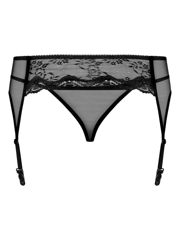 Black Lingerie Set Obsessive Charms — Lace