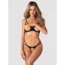 Black Lingerie Set Obsessive Euridia — Open Design