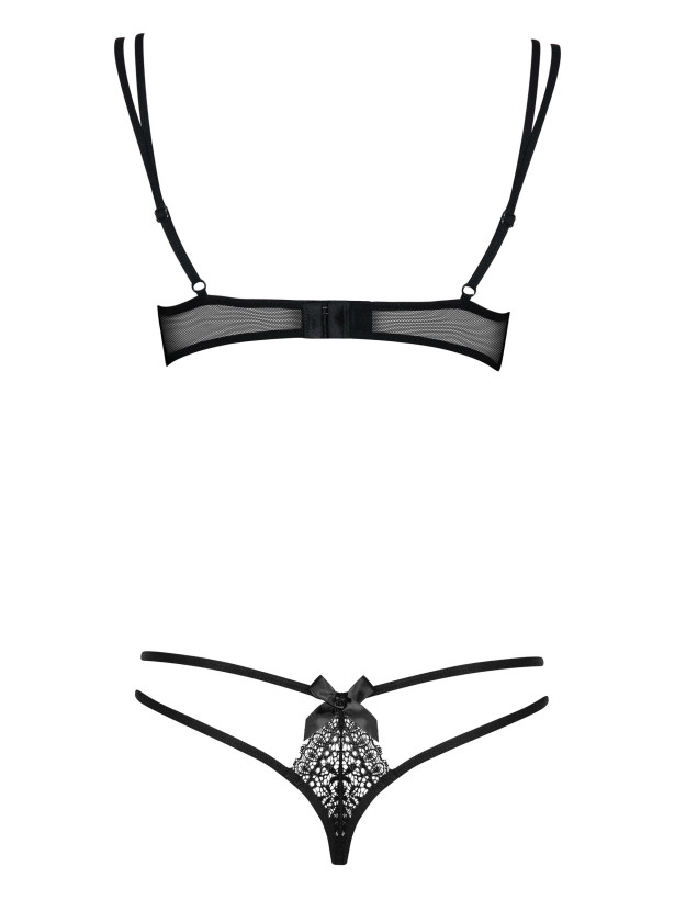 Black Lingerie Set Obsessive Intensa — Lace Set
