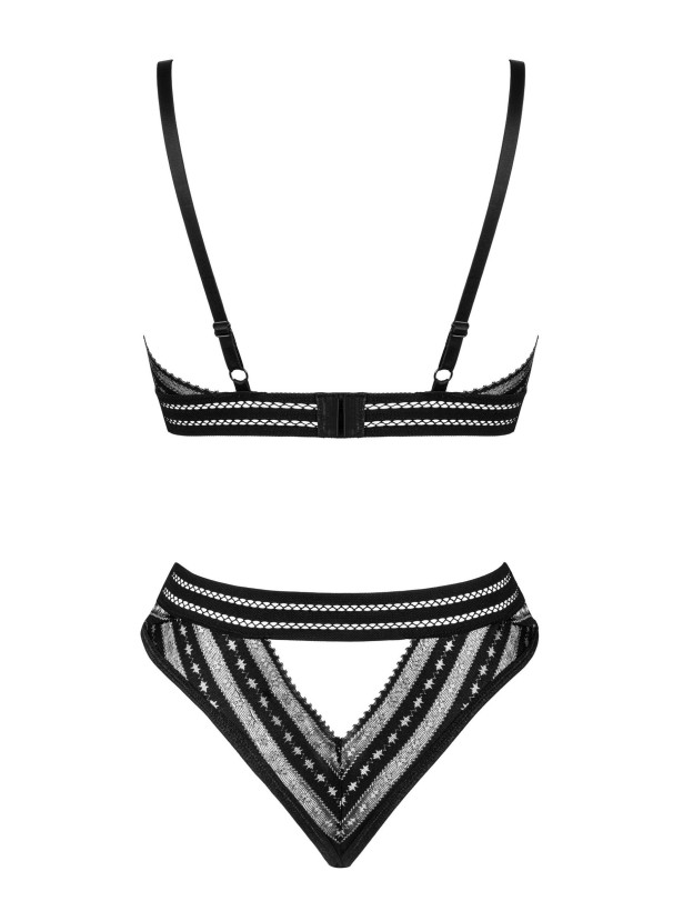 Obsessive Natilya Leichtes Dessous-Set: Bralette und Brazilianslip