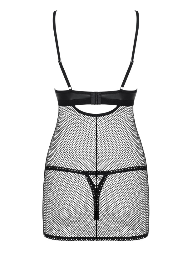 Black Mesh Chemise Obsessive Rebella — Sexy Teddy
