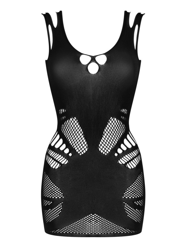 Schwarzes Minikleid Exquisite Love Rave — Cut-Outs