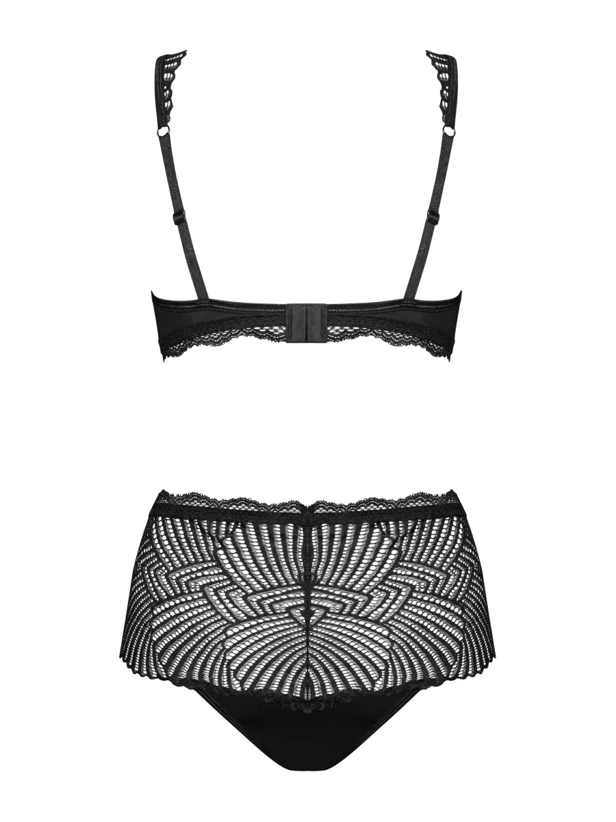 Black Set Obsessive Klarita — Lace Lingerie