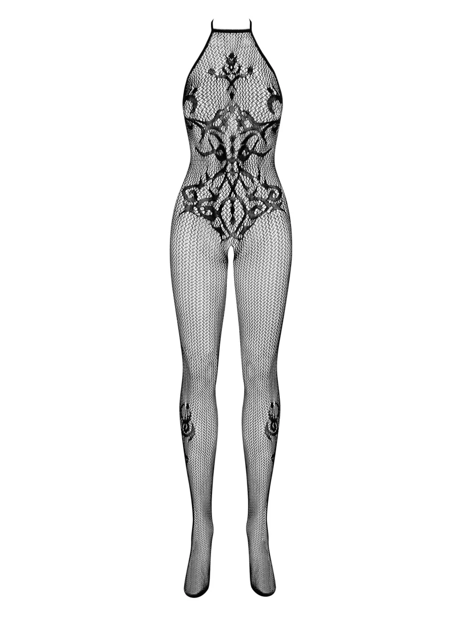 Black Tattoo Bodystocking Obsessive G308 — Sexy Lingerie
