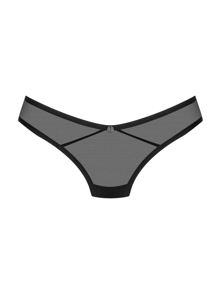 Black Thong Obsessive Glandez — Sheer Mesh