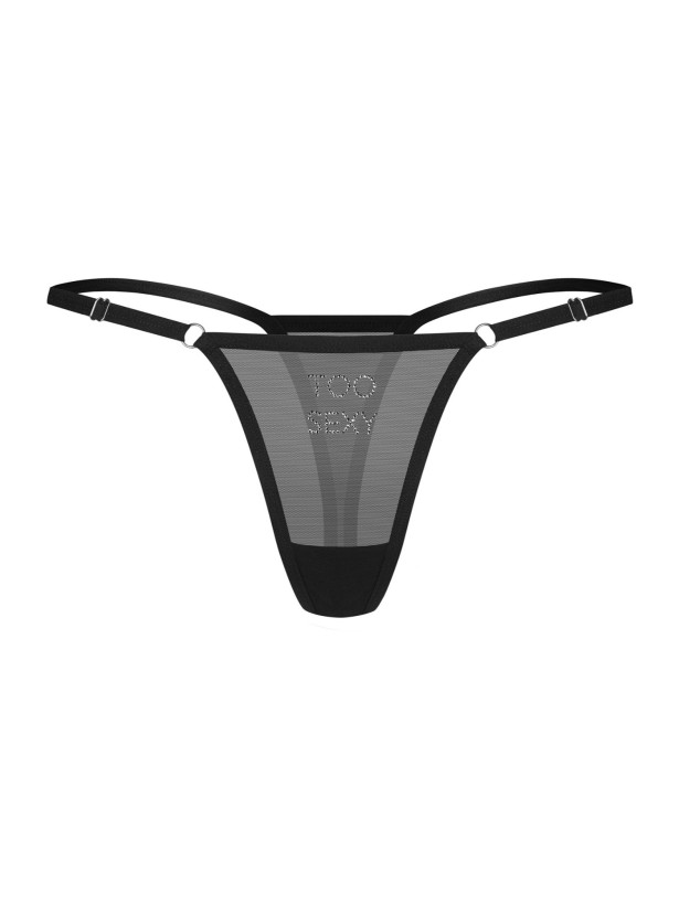 Black Thong Obsessive Violami — Crystal Lettering
