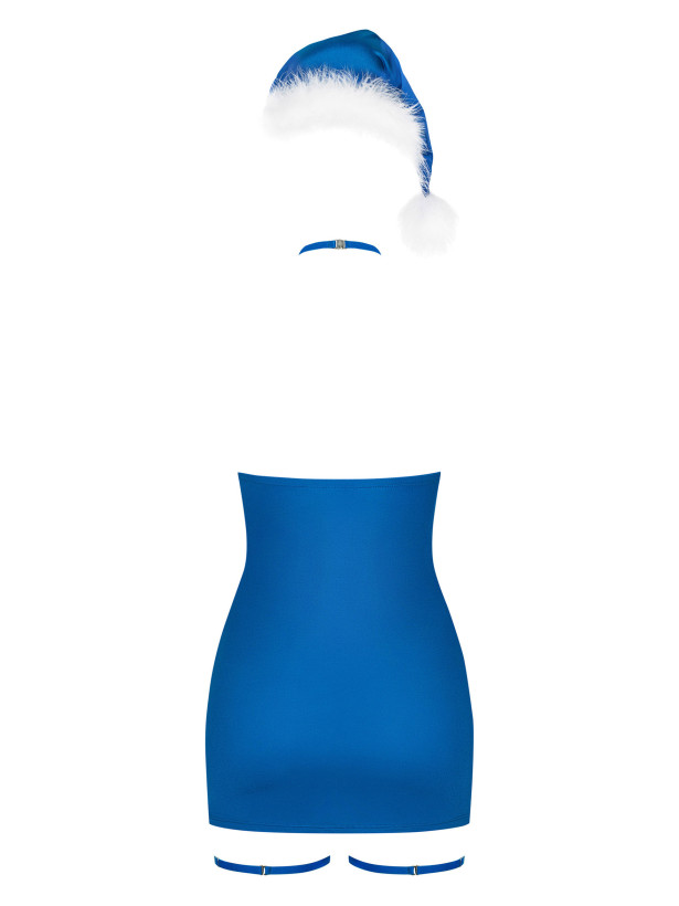 Blue Lingerie Set Obsessive Kissmas — 4-Piece Costume