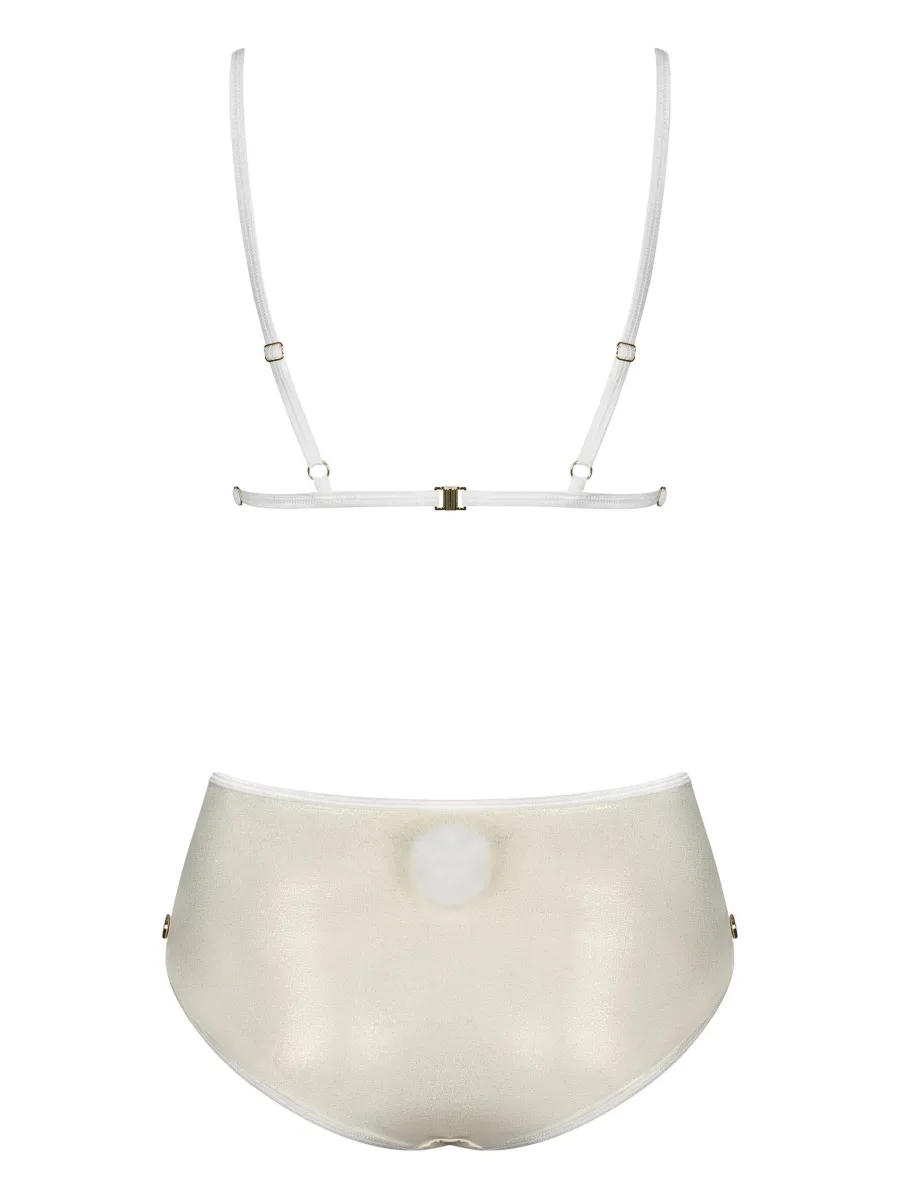 Gold Bunny Set Obsessive Neo Goldes — Lingerie