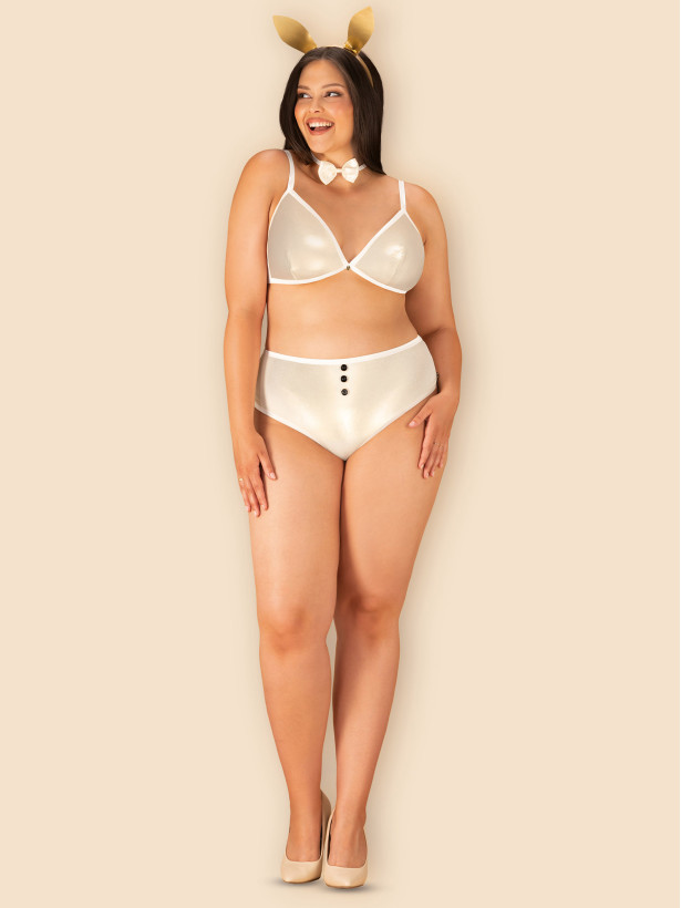 Gold Bunny Set Obsessive Neo Goldes — Lingerie