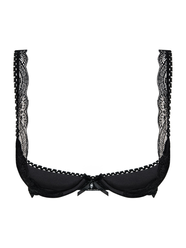 Black Half Bra Obsessive Miamor — Underwired Lace