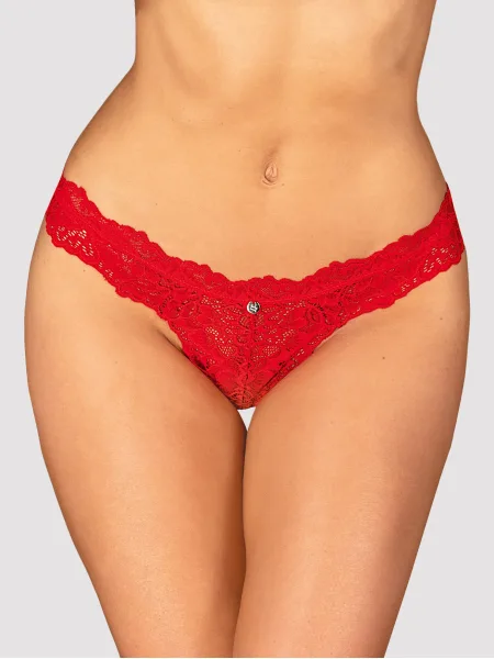 Obsessive Amor Cherris Roter Spitzen-String