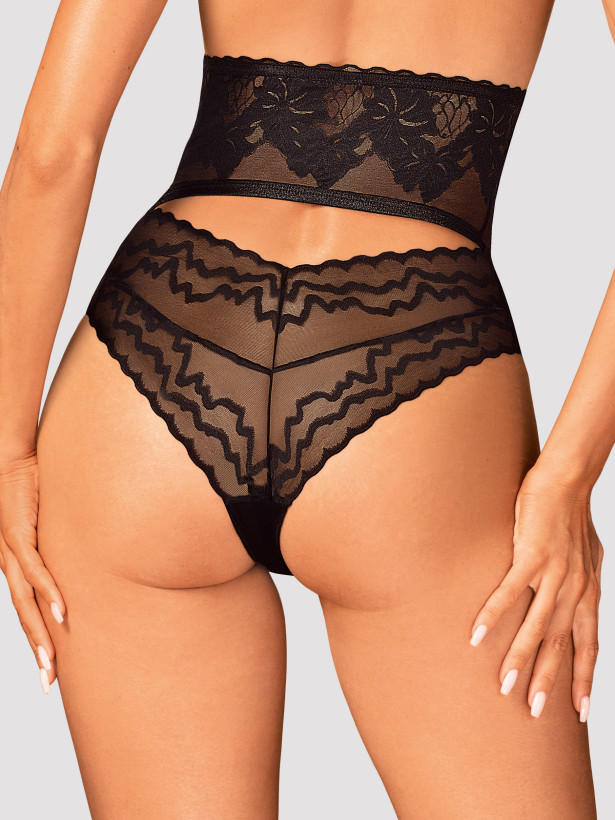 Black Panty Obsessive Arienna — Lace Lingerie
