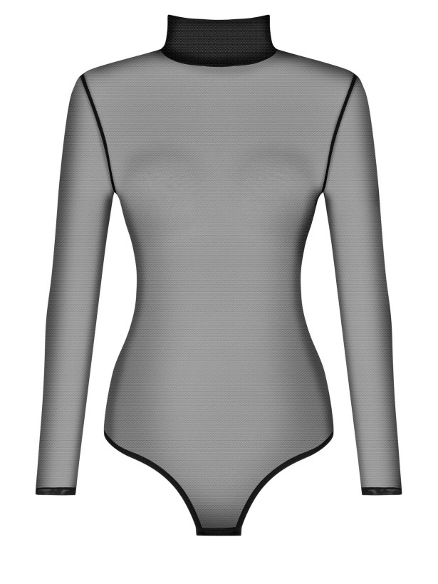 Obsessive B136 Transparenter Langarm-Body
