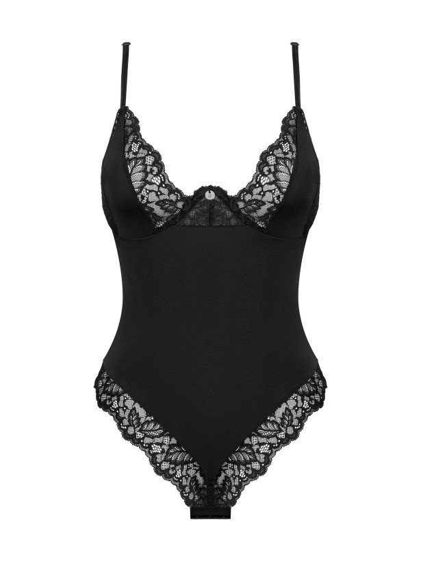 Black Teddy Obsessive Bellastia — Underwired Support