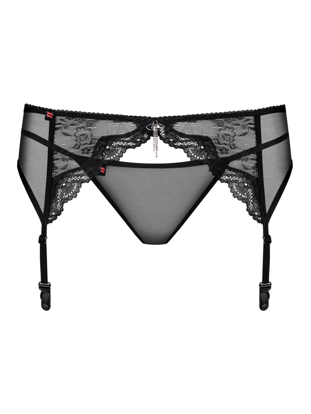 Black Lingerie Set Obsessive Charms — Lace