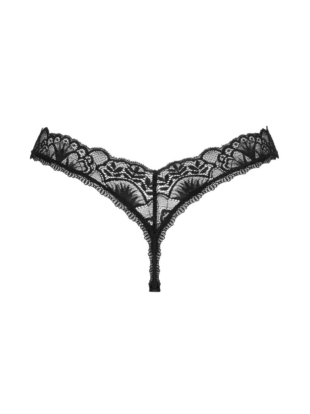 Black Thong Obsessive Donna Dream — Lace