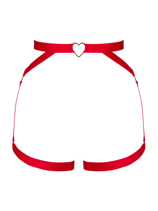 Red Harness Obsessive Elianes — Adjustable Straps