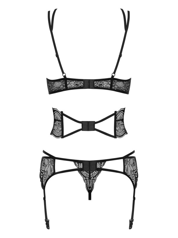Obsessive Frivolla Erotic Lingerie Set (4-piece)