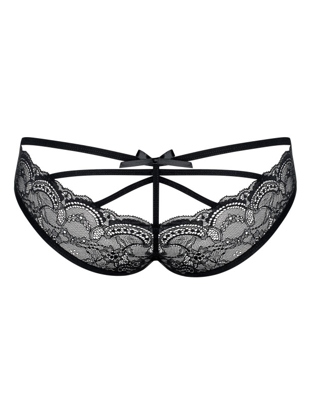 Black Lace Panties Obsessive Frivolla — Unique Back Detail
