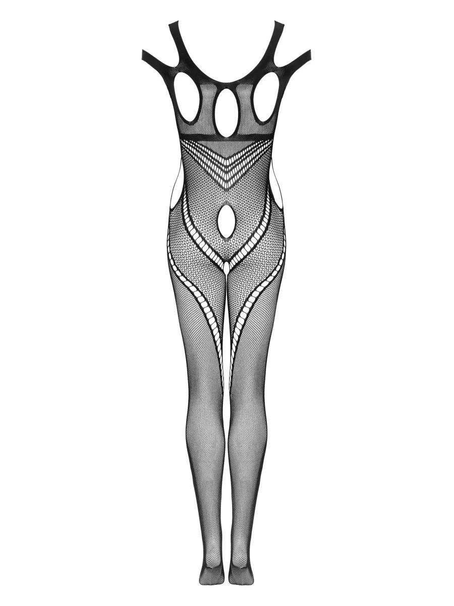 Obsessive G322 Sheer Cutout Fishnet Bodystocking