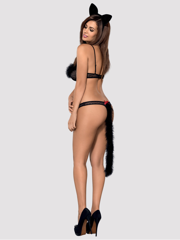 Black Leopard Bodysuit Obsessive Gepardina — Kitty Set