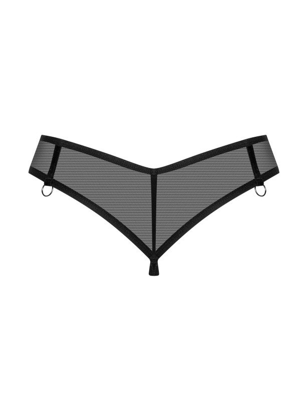 Black Thong Obsessive Glandez — Sheer Mesh