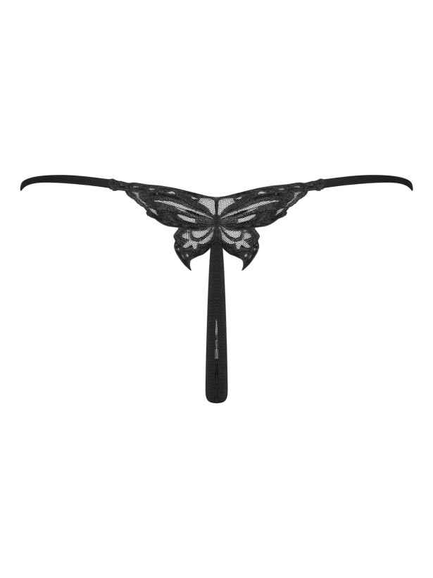Black Lace Thong Obsessive Kokietta — Butterfly Back