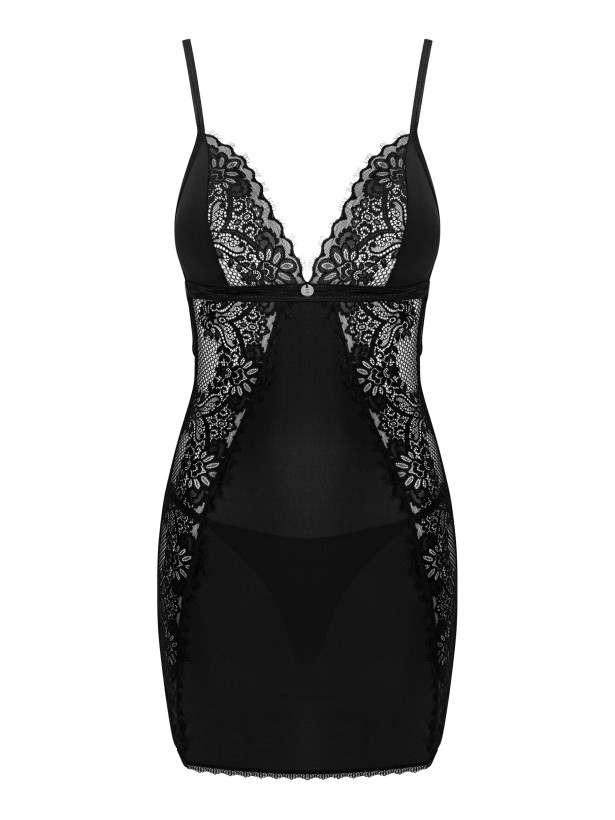 Black Lace Chemise Obsessive Maderris — Sexy Set