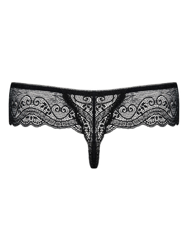 Black Lace Thong Obsessive Miamor — Elegant Design