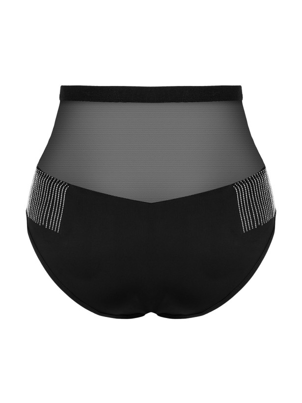 Black High-Waisted Panties Obsessive Milladis — Jeweled