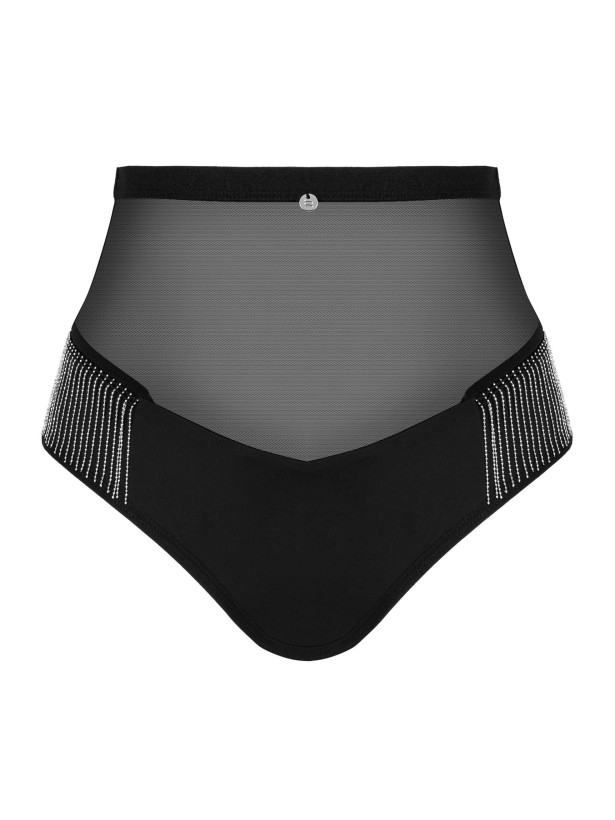 Black High-Waisted Panties Obsessive Milladis — Jeweled