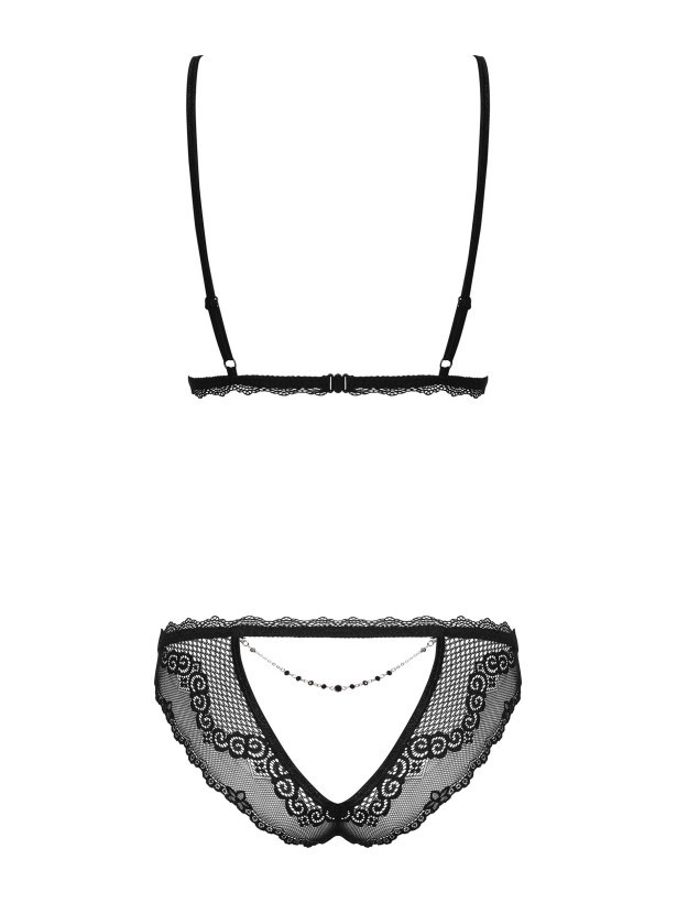 Obsessive Millagro Verführerisches Spitzen-Set mit Seitenschlitzen