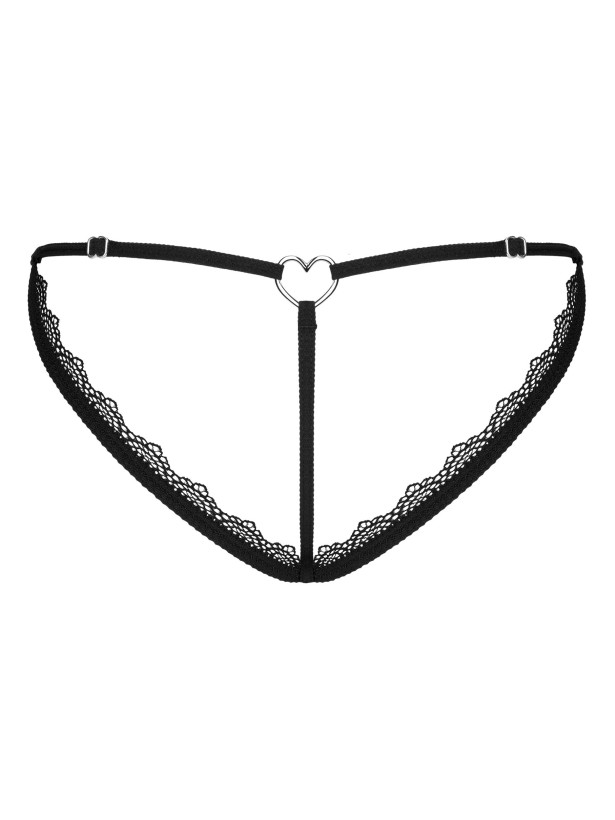 Blue Animal Print Thong Obsessive Nadines — Sexy Lace