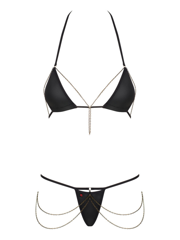 Obsessive Rebella Gewagtes Set mit dekorativen Ketten