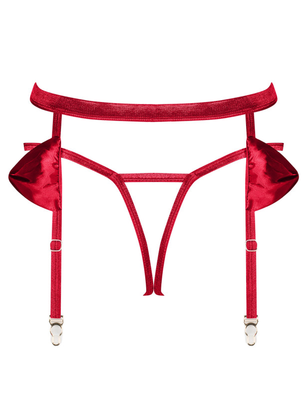 Red Lingerie Set Obsessive Rubinesa — Bow Detail