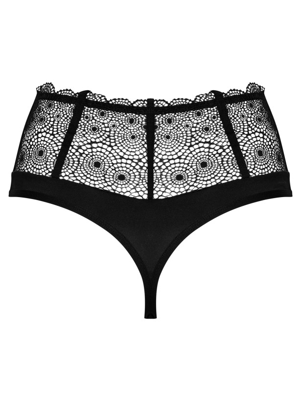 Black Lace Panties Obsessive Sharlotte — High Waist