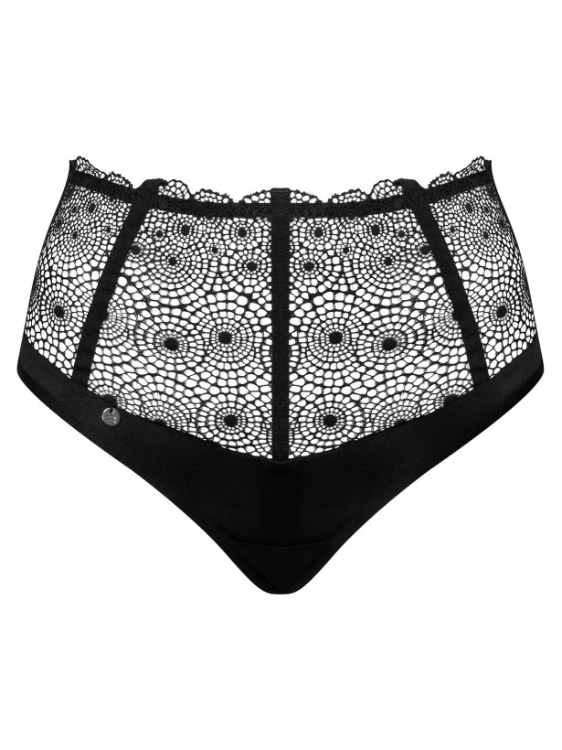 Black Lace Panties Obsessive Sharlotte — High Waist