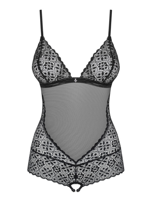 Obsessive Shibu Eleganter transparenter Ouvert-Body