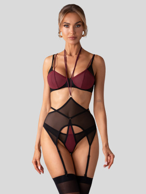 Bordeaux Mesh Straps-Set 3-teilig Obsessive Parisel