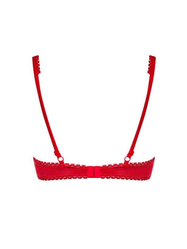 Obsessive Lovica Pikanter offener Halbcup-BH mit Spitzenbesatz