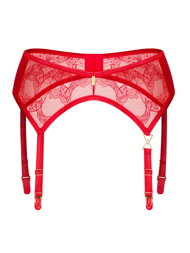 Roter Strumpfgürtel Obsessive Aliosa