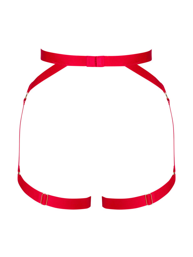 Red Harness Obsessive Elianes — Adjustable Straps