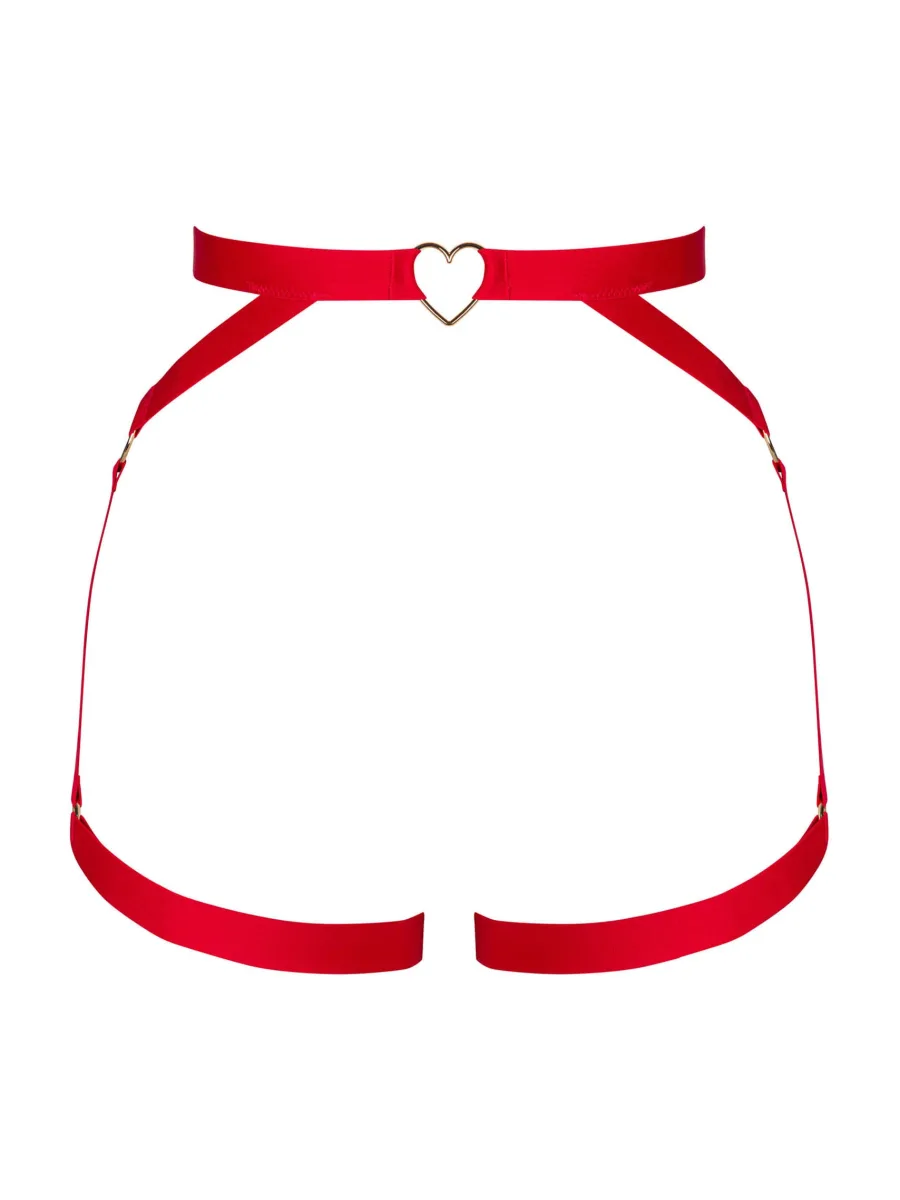 Red Harness Obsessive Elianes — Adjustable Straps
