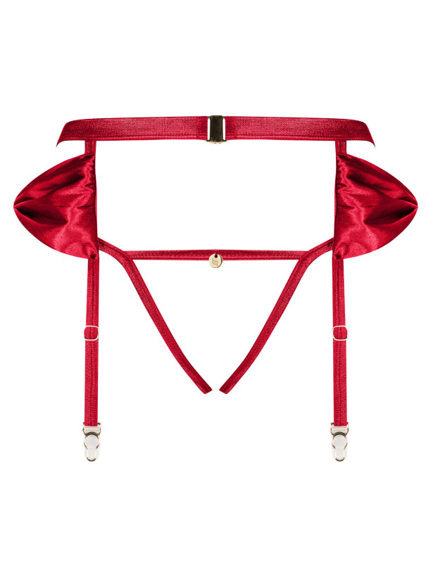 Red Lingerie Set Obsessive Rubinesa — Bow Detail